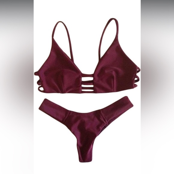 Other - Burgundy Bikini Set